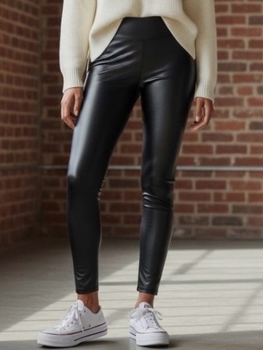 OFFLINE by Aerie Womens - size L - Real Luxe Faux Leather Legging Black